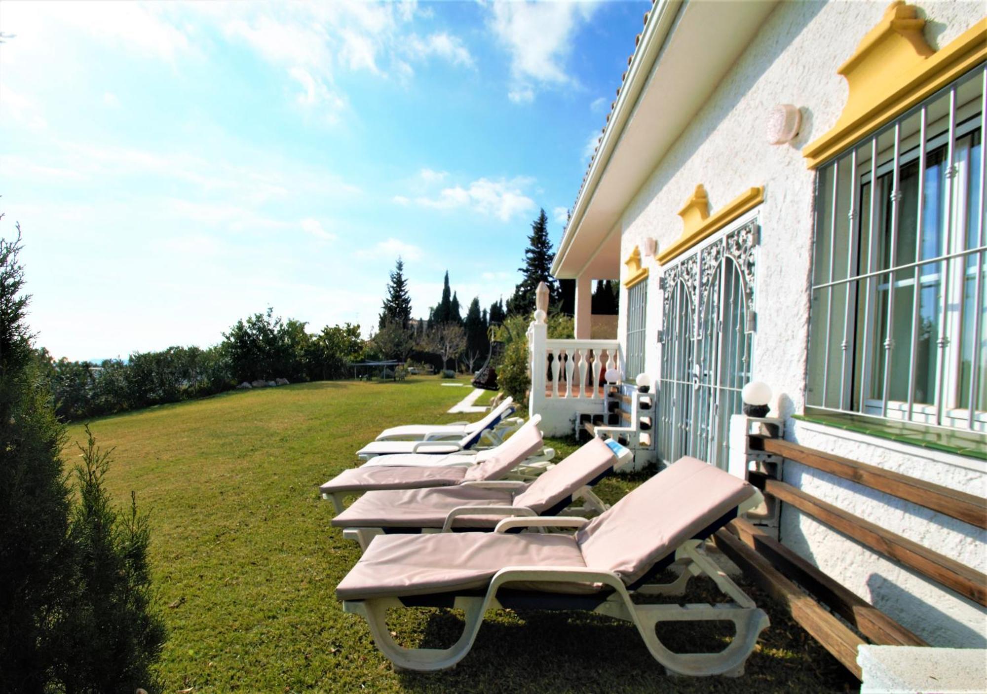 Holiday Villa In 10 Min From Fuengirola Beach With Sea Views Pool Bbq Parking Wifi Aircon Big Garden Mijas Exterior foto